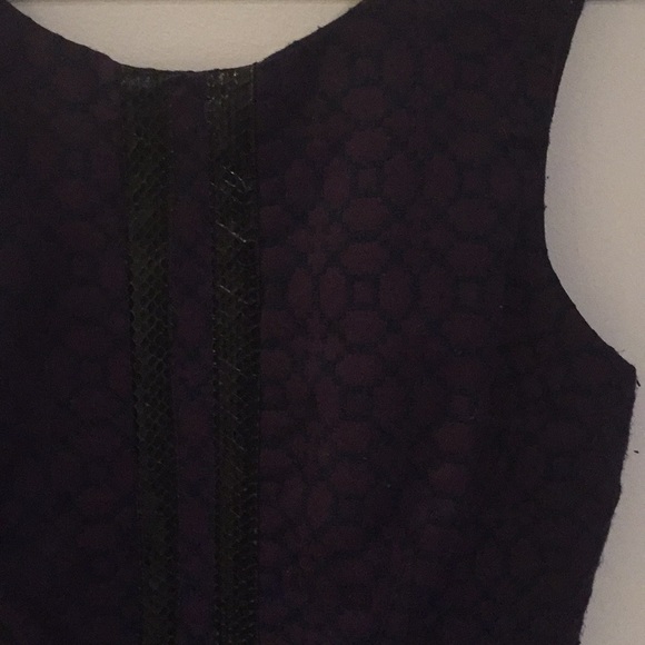 Tracy Reese Purple Jacquard Sheath Dress size 4 - Picture 3 of 4